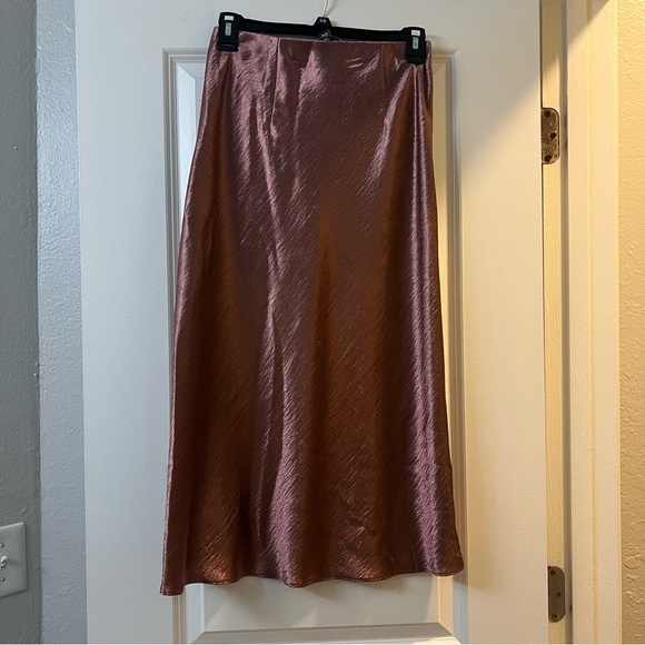 Victoria Secret Rosé Metallic Maxi Skirt - Picture 5 of 7